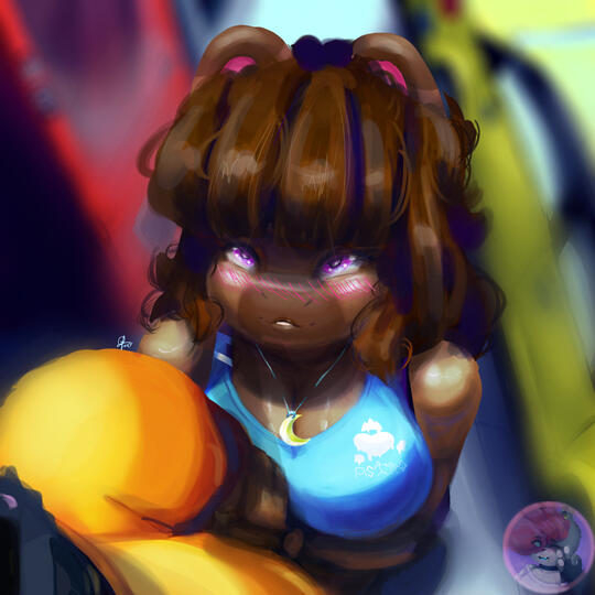 Projeto pessoal com personagem original (Tainá)