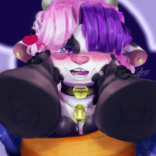 Projeto pessoal com personagem original (Mimosa)