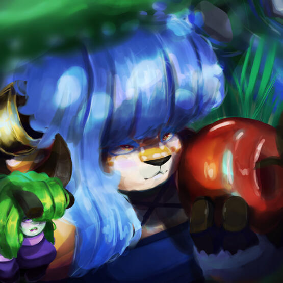 Personal project with my original character (Iara)