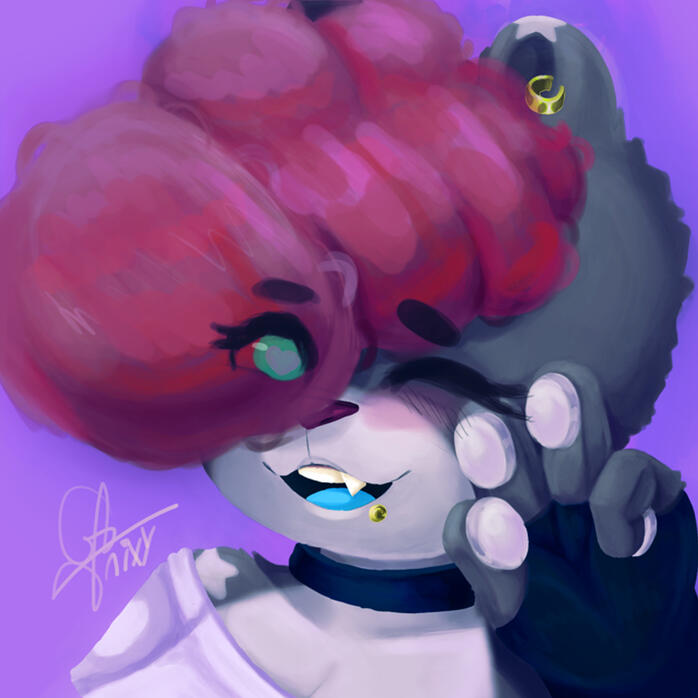 Busto (foto de perfil) da minha Oc, Andy. Busto (foto de perfil) da minha Oc, Andy.